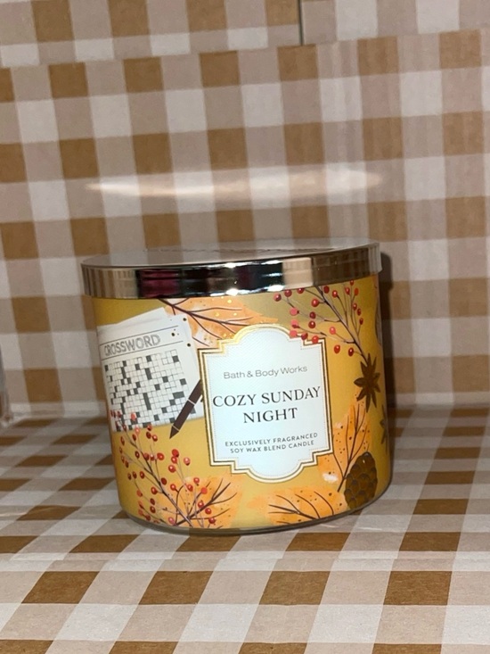 Bath & Body Works Other - BATH & BODY WORKS COZY SUNDAY NIGHT 3 WICK CANDLE